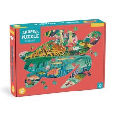 Puzzle Mudpuppy Marais en forme de tortue 300 pièces