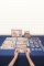 RoboTime Drewniane puzzle 3D pozytywka Karuzela z filiżankami