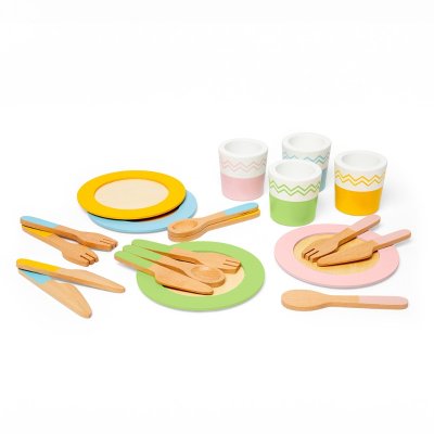 Bigjigs Toys Holz-Servierset