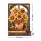 RoboTime Puzle 3D de madera Girasoles dorados