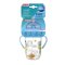 CANPOL BABIES Kubek niekapiący ze słomką i wagą 270 ml Bonjour Paris niebieski, 6m+