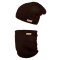 Set cappello e scaldacollo in maglia Outlast ® - Nero