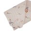 ЕКО двулицева памучна кърпа за повиване My farm Powder pink 75x75 см