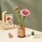 RoboTime Puzzle 3D de Madeira Cravo Rosa