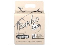 MONPERI Couches en bambou jetables eco M (5-8 kg) 21 pièces