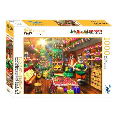 Brain Tree Puzzle Warsztat Świętego Mikołaja 1000 elementów