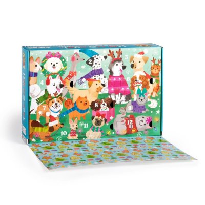 Mudpuppy Puzzel Adventskalender set 12 stuks