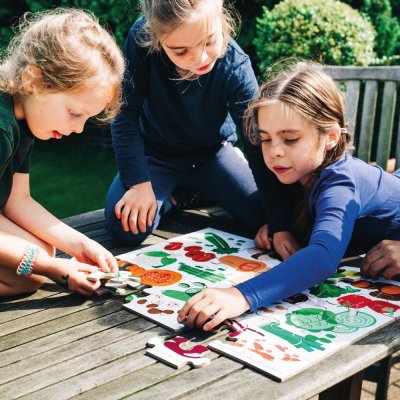 Bigjigs Toys Puzzle podłogowe Warzywa