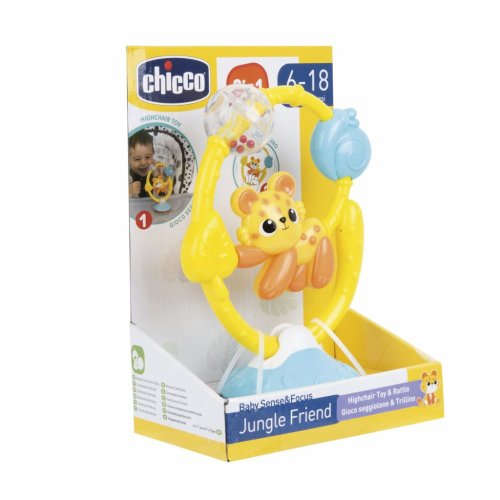 CHICCO Eetkamerstoel speelgoed 2 in 1 Jungle Friend 6m+