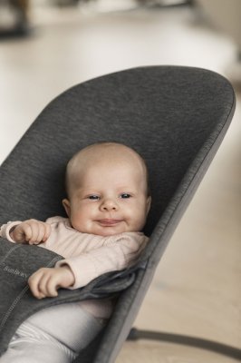 BABYBJÖRN Lounger Bliss, Anthrazitgrauer 3D-Jersey