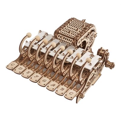 Ugears 3D drvena mehanička slagalica Programabilna čelesta