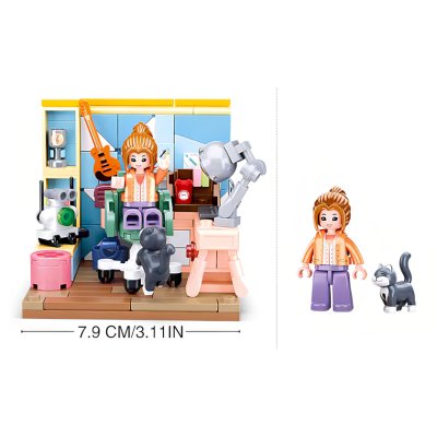 Sluban Girls Dream Mini Handcraft M38-B1016B Salle d'étude