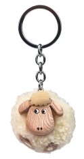 2Kids Toys Holzschlüsselanhänger Pompon Schaf