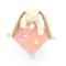 Doudou Conjunto de presente rosa Coelho Ciboulette com chocalho 21 cm
