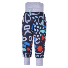 Pantalon de survêtement chaud - motif noir