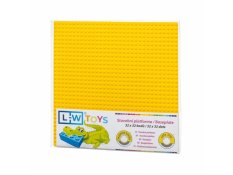 L-W Toys Plaque de base 32x32 jaune