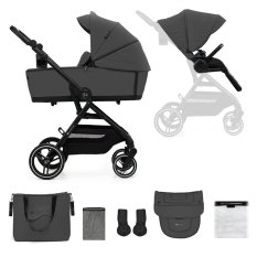 KINDERKRAFT SELECT Детска количка комбинирана Yoxi 2в1 Moonlight Grey