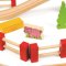 Bigjigs Rail Caminho de Ferro de Madeira com Campo 80 peças