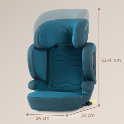 KINDERKRAFT SELECT Bilbarnstol i-Size XPAND 2 i-Size 100-150 cm Harbor Blue, Premium