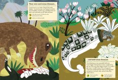 Chronicle Books Książka z naklejkami - Dinozaury