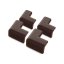DREAMBABY Corner protection 4 pieces - brown