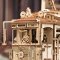 RoboTime Drewniane Mechaniczne Puzzle 3D Tramwaj