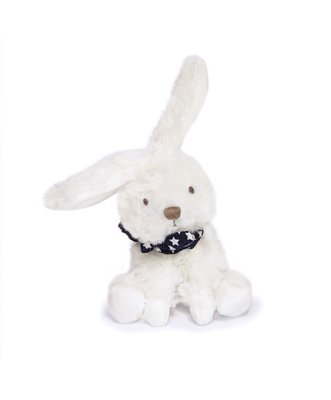 Doudou Pluszowy króliczek z chustką 12 cm