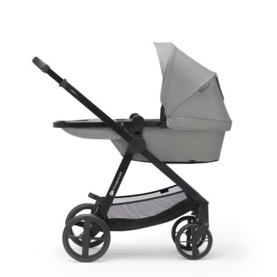 KINDERKRAFT Kinderwagen kombiniert 3 in 1 Newly Moonlight Grey + Mink PRO