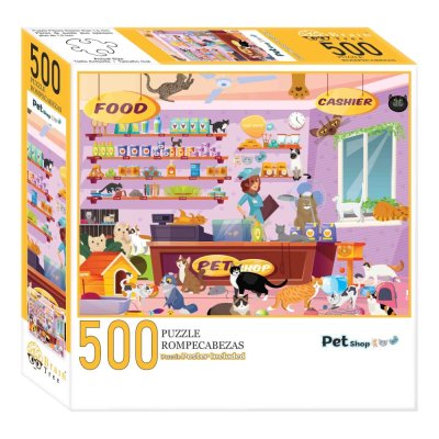 Brain Tree Puzzle Zoohandlung 500 Teile