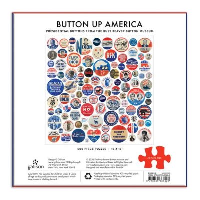 Galison Puzzle Abzeichen Amerikas 500 Teile