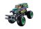 Sluban Power Bricks M38-B1161 Voiture à rétrofriction Bigfoot Green-Purple Speed ​​​​Kixx