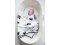 AHOJBABY Mojzesova košara za dojenčka Paper Dream white + vzmetnica Airdream