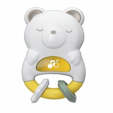 CHICCO Grzechotka i lampka nocna Niedźwiadek 2w1 0m+