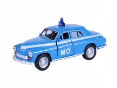 Welly Warszawa 224 POLÍCIA 1:34 modrá