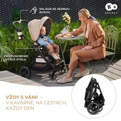KINDERKRAFT SELECT Sportwagen Yoxi Mystic Groen