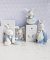 Doudou Geschenkset - Pluche konijntje matroos speelt melodie 14 cm