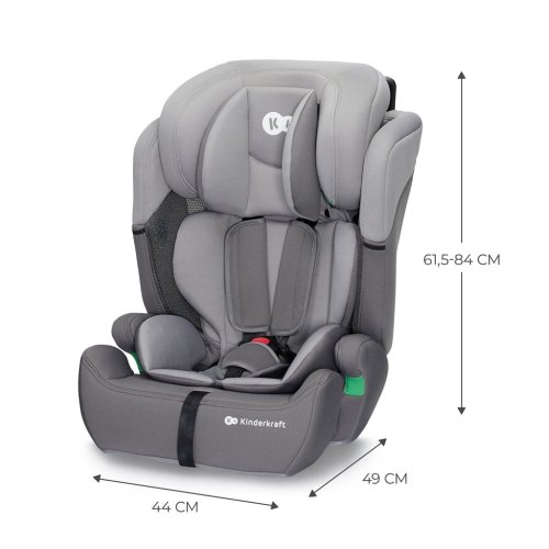 KINDERKRAFT Κάθισμα αυτοκινήτου Comfort up i-size γκρι (76-150 cm)