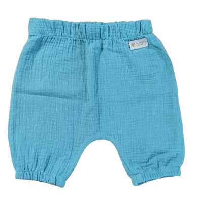 Mušelínové kraťásky Monkey Mum® - Mentolka