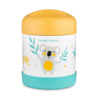 CANPOL BABIES Thermoskanne für Lebensmittel Exotische Tiere 300 ml