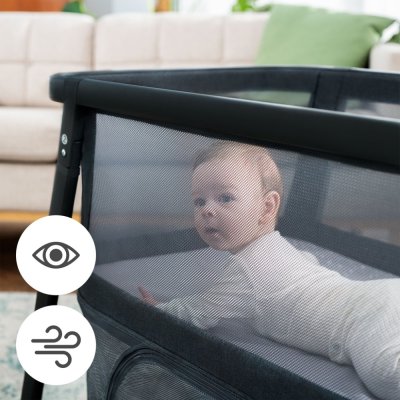 KINDERKRAFT Potovalna posteljica Sofi plus Grey