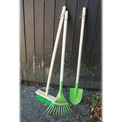 Bigjigs Toys Trädgårdsspade grön