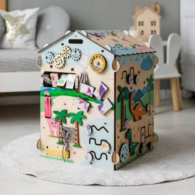 BusyKids Activity board Domek DINO