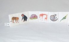MyMoo Fabric Concertina Book - A Walk in the Wilderness