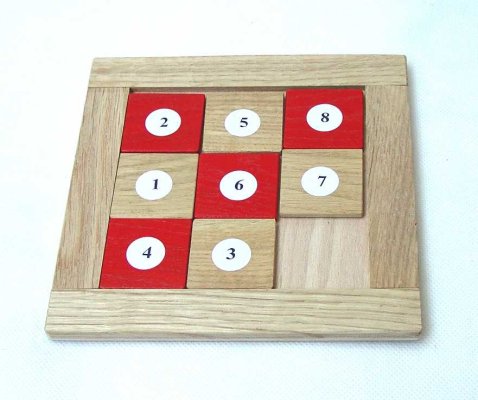Brinquedo didático de madeira com números