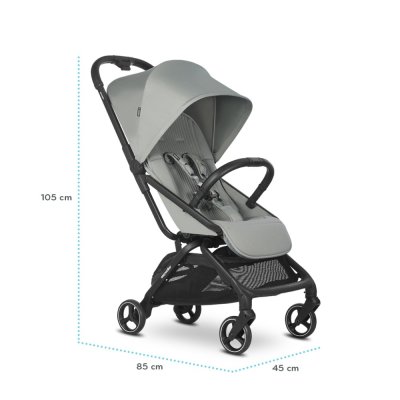 EASYWALKER Kombikinderwagen Rockey S Bright Taupe