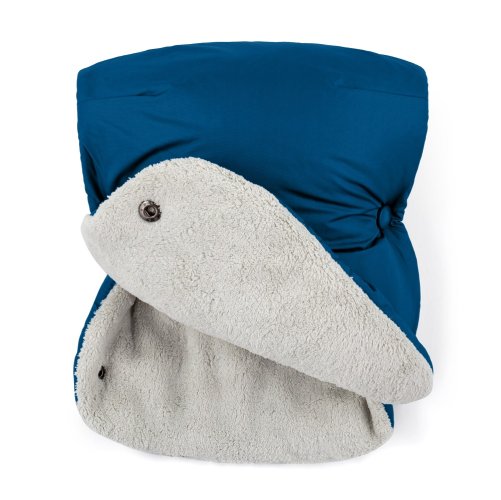 PETITE&MARS Jibot 3in1 Wintertaschenset + Jasie Kinderwagenhandschuhe Ocean Blue