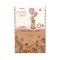 Puzzle 3D en bois RoboTime Tulipe rose