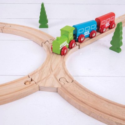 Bigjigs Rail Połączony rozjazd symetryczny 2 szt.