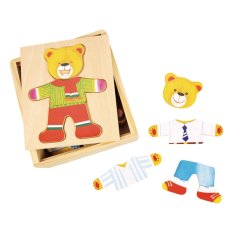 Bigjigs Toys Puzzle d'habillage Monsieur Ours