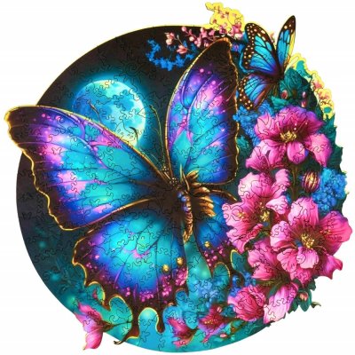 EscapeWelt Drewniane puzzle Motyl 200 elementów